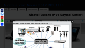 What Alcatel-ankara.com website looked like in 2017 (7 years ago)