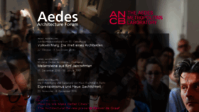What Aedes-arc.de website looked like in 2017 (6 years ago)