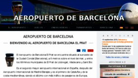 What Aeropuertobarcelona-elprat.com website looked like in 2017 (6 years ago)