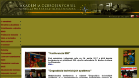 What Aos.sk website looked like in 2017 (7 years ago)