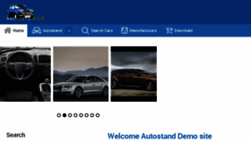 What Autostand.net website looked like in 2017 (7 years ago)