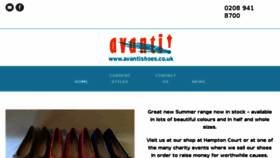 What Avantishoes.co.uk website looked like in 2017 (7 years ago)
