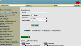 What Application-form.org website looked like in 2017 (8 years ago)