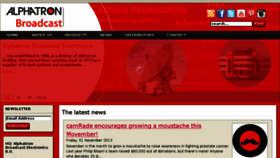 What Alphatron.tv website looked like in 2017 (9 years ago)