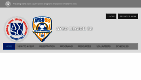 What Ayso58.org website looked like in 2017 (6 years ago)