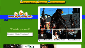 What Algodones.mx website looked like in 2017 (7 years ago)