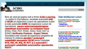 What Acibo.ro website looked like in 2017 (6 years ago)
