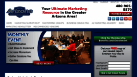 What Arizonamarketingassociation.org website looked like in 2017 (7 years ago)
