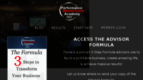What Advisormarketingpractices.com website looked like in 2017 (7 years ago)