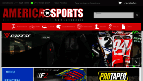 What Americasports.com.br website looked like in 2017 (7 years ago)