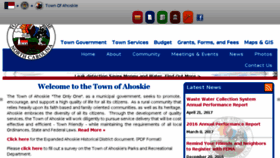 What Ahoskie.org website looked like in 2017 (6 years ago)