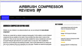 What Airbrushcompressorreviews.net website looked like in 2017 (7 years ago)