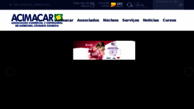 What Acimacar.com.br website looked like in 2017 (7 years ago)