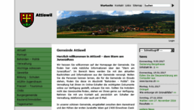 What Attiswil.ch website looked like in 2017 (6 years ago)