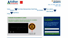 What Aidhanfinancial.com website looked like in 2017 (7 years ago)