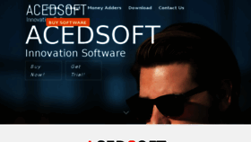 What Acedsoft.com website looked like in 2017 (7 years ago)