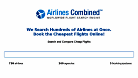 What Airlinescombined.com website looked like in 2017 (6 years ago)