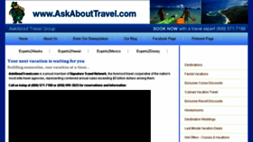 What Askabouttravel.com website looked like in 2017 (7 years ago)