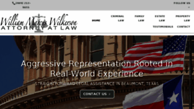 What Attorneymarcuswilkerson.com website looked like in 2017 (6 years ago)
