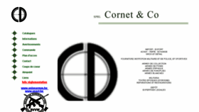 What Armes-cornet.com website looked like in 2017 (6 years ago)