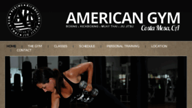 What Americangym.com website looked like in 2017 (7 years ago)