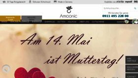 What Amoonic.de website looked like in 2017 (7 years ago)
