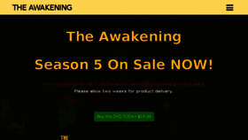 What Awakening.com website looked like in 2017 (6 years ago)