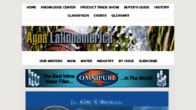 What Agualatinoamerica.com website looked like in 2017 (6 years ago)