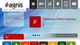 What Agnis.cz website looked like in 2017 (7 years ago)