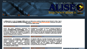 What Aliseo.it website looked like in 2017 (7 years ago)