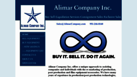 What Alimarcompany.com website looked like in 2017 (6 years ago)