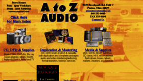 What Atozaudio.com website looked like in 2017 (7 years ago)