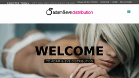 What Adamandevedistribution.co.uk website looked like in 2017 (8 years ago)