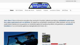 What Autoglassreplacementonline.com website looked like in 2017 (6 years ago)