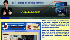 What Alfuturo.com website looked like in 2017 (6 years ago)