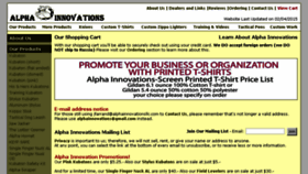 What Alphainnovationsselfdefense.com website looked like in 2017 (7 years ago)