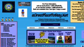 What Agreatplacetostay.net website looked like in 2017 (7 years ago)