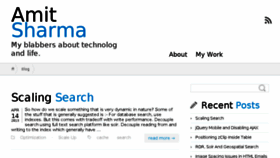 What Amitkumarsharma.com website looked like in 2017 (7 years ago)