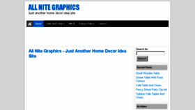What Allnitegraphics.com website looked like in 2017 (7 years ago)