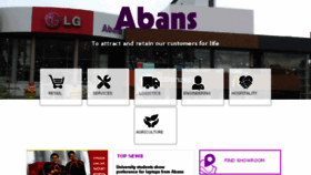 What Abans.com website looked like in 2017 (7 years ago)