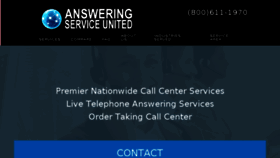 What Answeringserviceunited.com website looked like in 2017 (7 years ago)