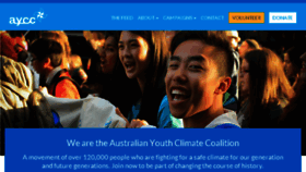 What Aycc.org.au website looked like in 2017 (7 years ago)