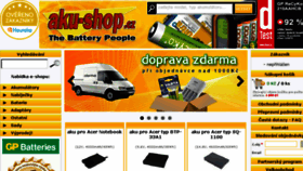 What Aku-shop.cz website looked like in 2017 (6 years ago)