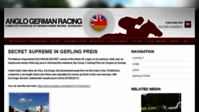 What Anglogermanracing.com website looked like in 2017 (6 years ago)