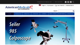 What Americanmedicals.com website looked like in 2017 (7 years ago)