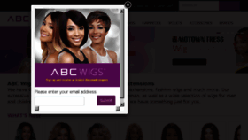 What Abcwigs.com website looked like in 2017 (6 years ago)