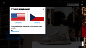 What Adidas.cz website looked like in 2017 (7 years ago)