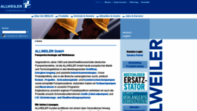 What Allweiler.de website looked like in 2017 (8 years ago)