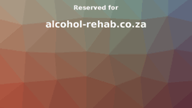 What Alcohol-rehab.co.za website looked like in 2017 (7 years ago)