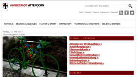 What Attendorn.de website looked like in 2017 (6 years ago)